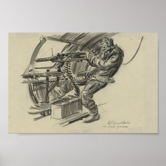 B-17ウエストガンナー ポスター (正面)