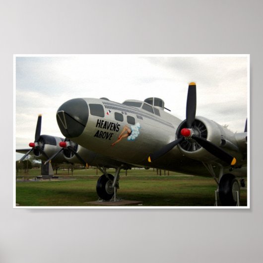 B-17ノーズアート ポスター (正面)