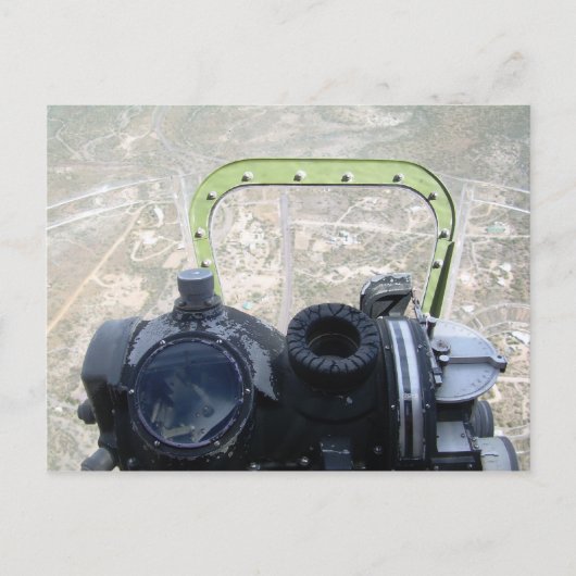 B-17ボンバルディアのアリゾナ上空の座席 ポストカード (正面)