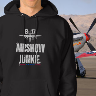 B-17ヴィンテージ飛行機放送航空無線WWII パーカ