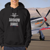 B-17ヴィンテージ飛行機放送航空無線WWII パーカ