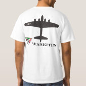B 17対空射撃 Tシャツ (裏面)