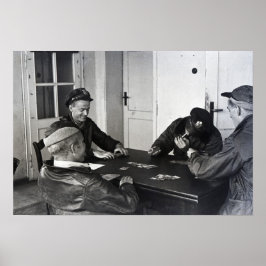 B-17爆撃機のパイロット遊ズカード ポスター