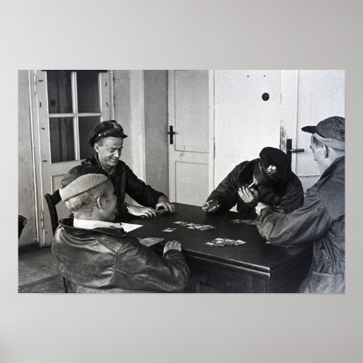 B-17爆撃機のパイロット遊ズカード ポスター (正面)