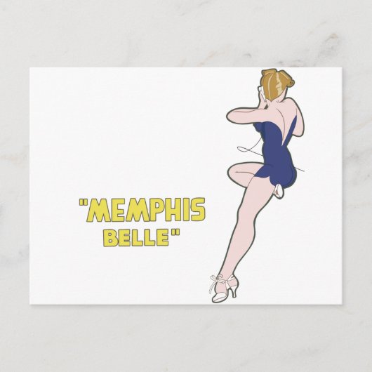 B-17要塞メ飛んでいるンフィスベルノーズアート ポストカード (正面)