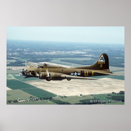 B-17要塞飛んでいるポスター2 ポスター (正面)