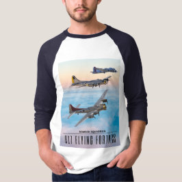 B-17要塞飛んでいる爆撃隊 Tシャツ