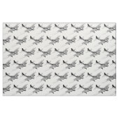 B-17要塞飛んでいる織物 ファブリック (ファットクウォーター)