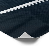 B-17要塞飛んでいる設計図 ポスター (角)