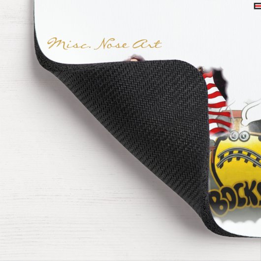 B-17要塞飛んでいる、その他鼻アート マウスパッド (コーナー)