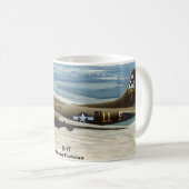 B-17飛んでいるな要塞2のマグ コーヒーマグカップ (正面右)