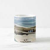 B-17飛んでいるな要塞2のマグ コーヒーマグカップ (中央)