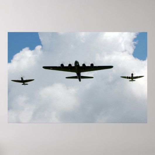 B-17飛んでいるな要塞 ポスター (正面)