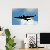 B-17飛んでいるな要塞 ポスター (ホームオフィス)