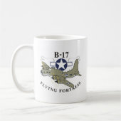 B-17飛んでいる要塞 コーヒーマグカップ (左)