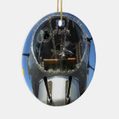 B-17鼻の爆撃機のタレットの座席写真のオーナメント セラミックオーナメント (右)
