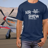 B-17 ビンテージ航空ショー WWII 軍用 海軍 Tシャツ
