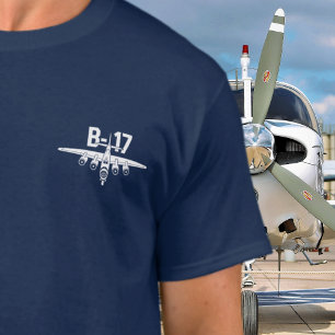 B-17 ビンテージ航空機 エアショー 第二次世界大戦 軍事ベテラン Tシャツ