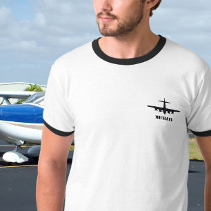 B-17 ビンテージ飛行機 航空ショー 第二次世界大戦 軍用機 オリジナルグッズ Tシャツ