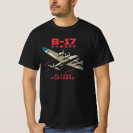 B-17 Bomber WW2 Plane Retro  Tシャツ