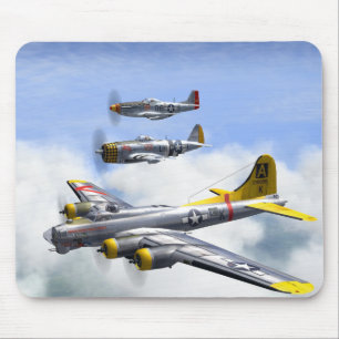 B-17 P-47 P-51のマウスパッド マウスパッド