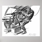 B-17 Waist Gunner 1942 ポスター (正面)