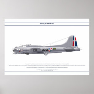 B-17Gのドミニカ共和国1 ポスター
