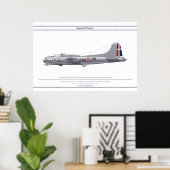 B-17Gドミニカ共和国1 ポスター (ホームオフィス)
