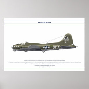 B-17G USA 324BS 1 ポスター