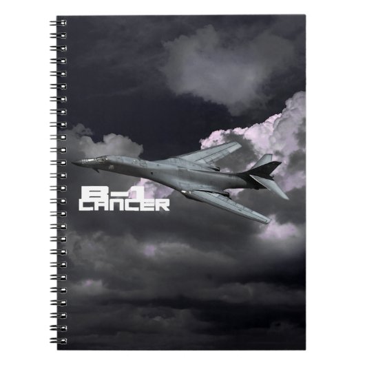 B-1 Lancerフォトノートブック(80ページB&W) ノートブック (正面)