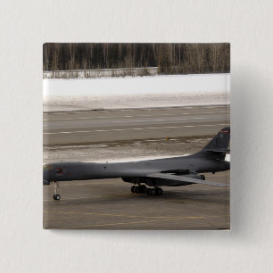 B-1Bの槍騎兵は危険な状態を行います 缶バッジ