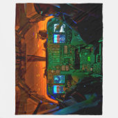 B-1Bランサーコックピット フリースブランケット (正面)