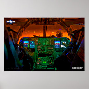 B-1Bランサーコックピット ポスター