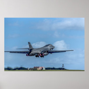 B-1Bランサー航空機 ポスター