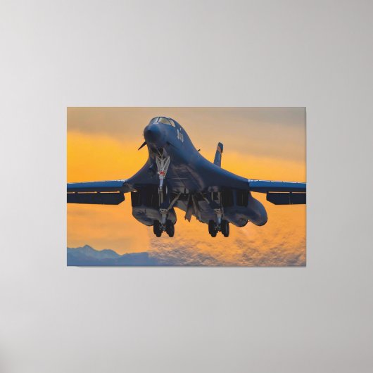B-1Bランサー40x60 キャンバスプリント (正面)