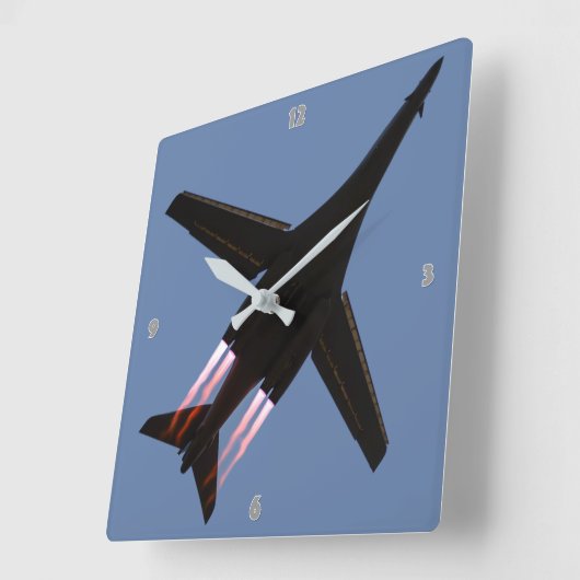 B-1Bランサー スクエア壁時計 (傾斜)