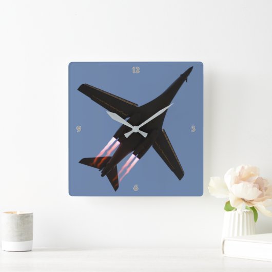 B-1Bランサー スクエア壁時計 (ホーム)