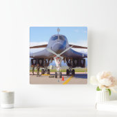 B-1Bランサー スクエア壁時計 (ホーム)