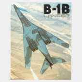 B-1Bランサー フリースブランケット (正面)