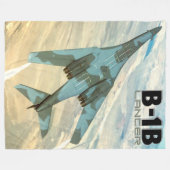 B-1Bランサー フリースブランケット (正面(横))