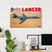 B-1Bランサー ポスター (ホームオフィス)