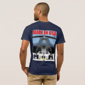 B-1Bランサー – 米国製 Tシャツ (裏面フル)