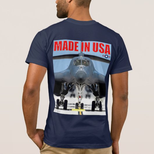 B-1Bランサー – 米国製 Tシャツ (裏面)