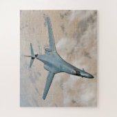 B-1B機内爆撃機の翼が完全に前方に掃引 ジグソーパズル (縦)