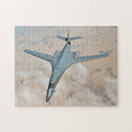 B-1B爆撃機 飛行中 主翼全開 ジグソーパズル