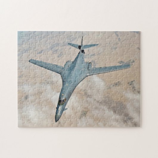 B-1B爆撃機 飛行中 主翼全開 ジグソーパズル (横)