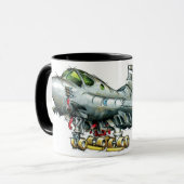 B-1B 11Ozのコーヒー・マグ マグカップ (正面左)