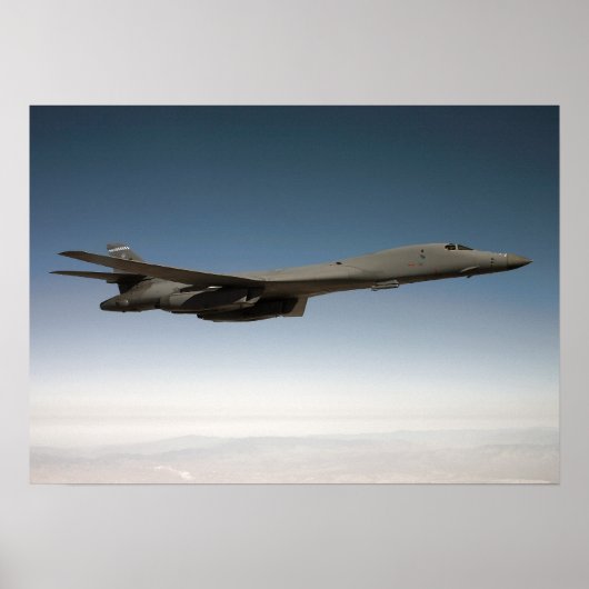 B-1B Lancer Aircraft ポスター (正面)