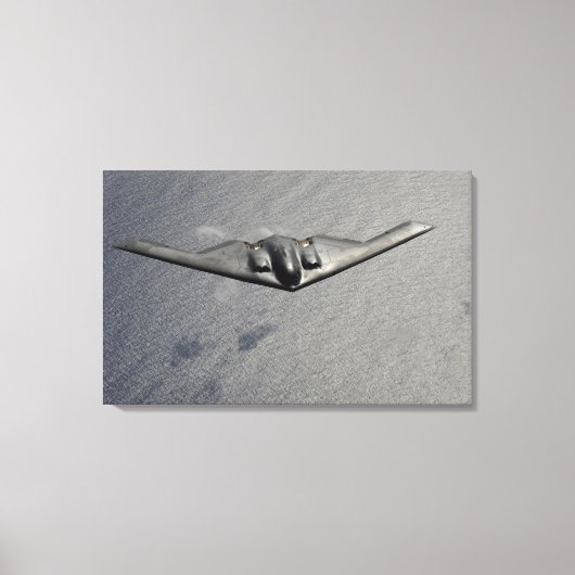 B-2の霊が太平洋の海を飛ぶ キャンバスプリント (正面)