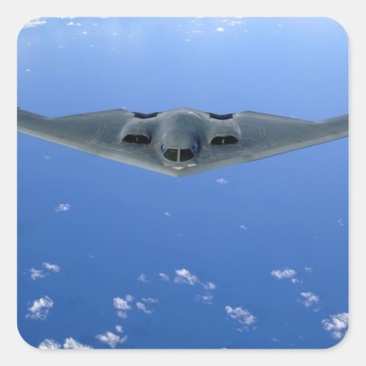 B-2の霊が空を舞い上がる スクエアシール (正面)